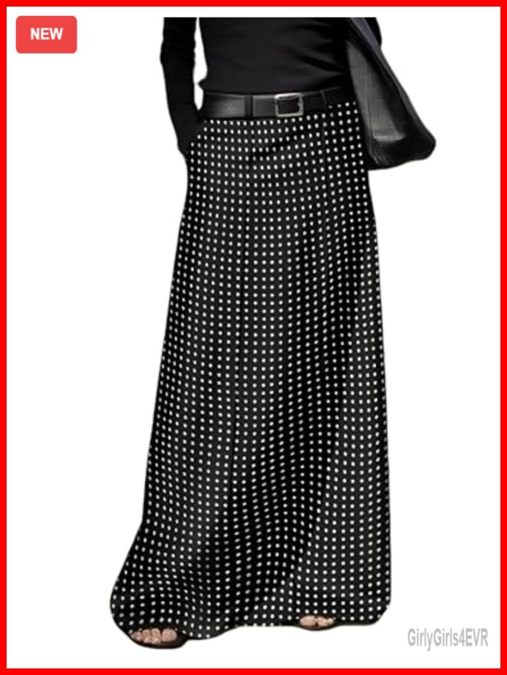 Women's Long Maxi Skirt High Waist H Line Straight Pencil with Pockets